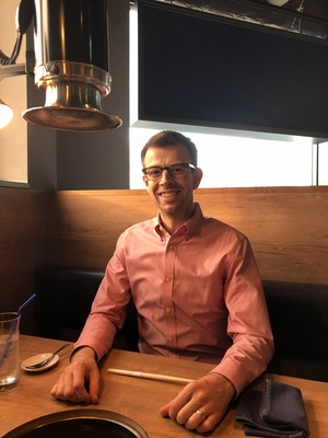 At dinner