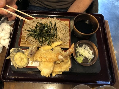 Soba and tempura