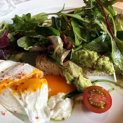 Avocado toast at Vermillion