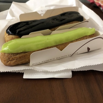 Eclairs for dessert