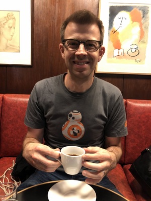 Me and my fancy coffee