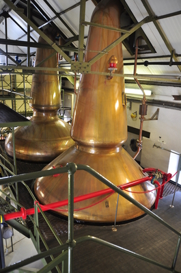 Wash stills at Ardbeg