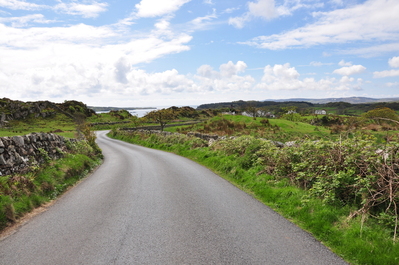 Countryside on the walk back from Ardbeg