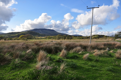 On the road out to the end of Islay