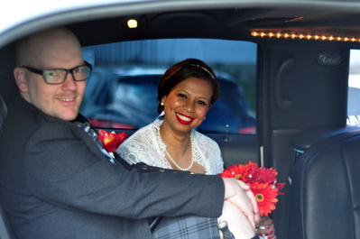 In the limo