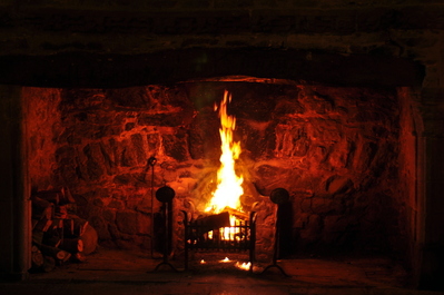 Fire in the hall where the ceremony took place