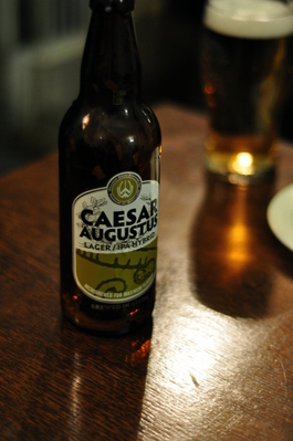Caesar Augustus Lager/IPA Hybrid, pretty good