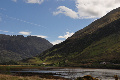 Amazing mountains back on the mainland on the way to Inverness