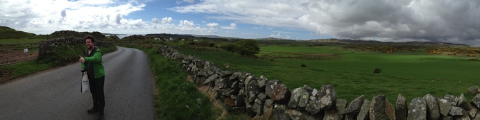 Walking back from Ardbeg