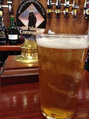 Exclusive beer at dinner!