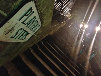 Random steps, late at night