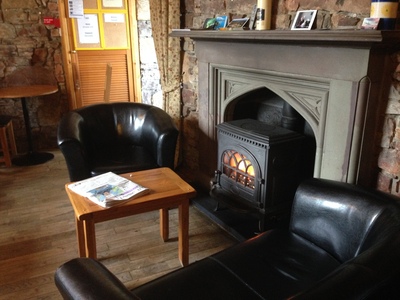 Lounge at the hostel