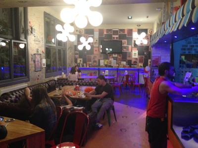 Hostel lounge