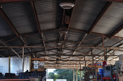 Cool roof near the back of the market