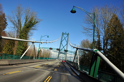 Driving out of Vancouver