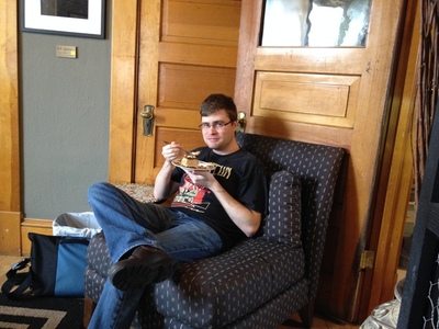 Matt and his desert