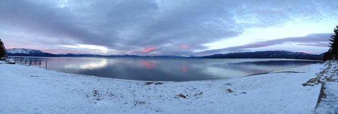Panorama of Lake Tahoe