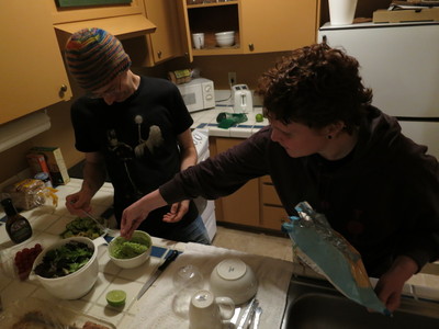 Guacamole has chips in it right? Also, awesome new toque knit by Adrienne