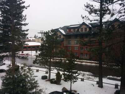 View from our hotel window