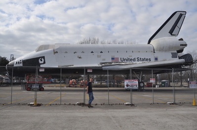 Full-size model of the space shuttle to be used for a new exhibit next year