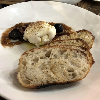 Goat cheese burrata