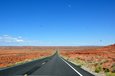 Lots of straight roads today
