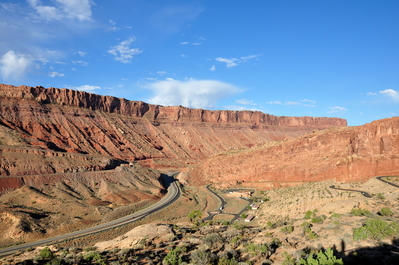 The entrance to Arches