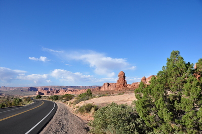 On the Arches scenic drive