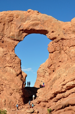Sarah in the arch