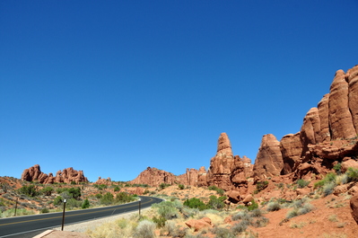 On the scenic drive