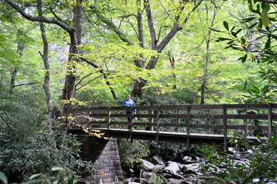 Starting the Alum Cave hike