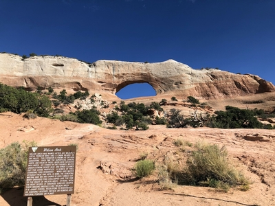 Our first arch!