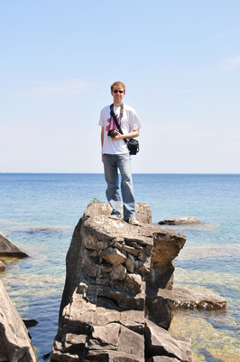 Me on a rock