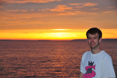 Me in front of the sunset