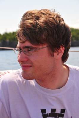 Matt on the boat
