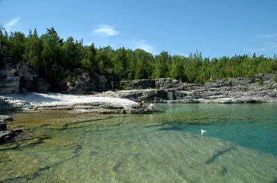 Another good view of the rocks and super clear water