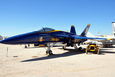 Blue Angel with old car
