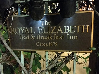 Sign at the B&B