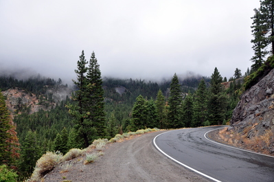 On the mountain pass to get home