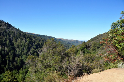 From the windy mountain road