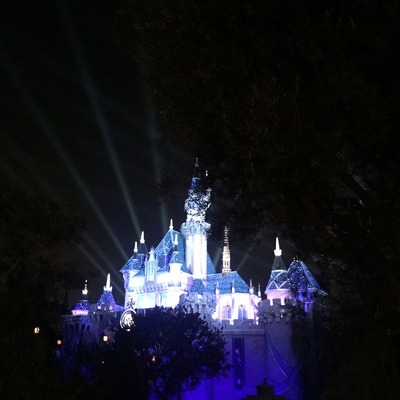 Castle at night