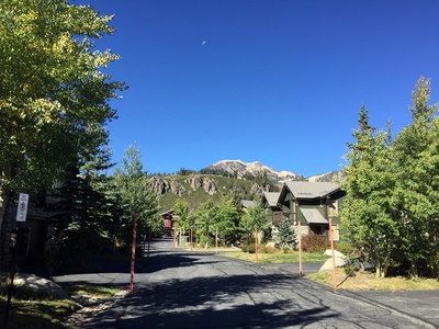 The view from the street outside our house