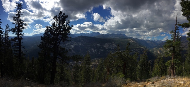 Valley and mountains