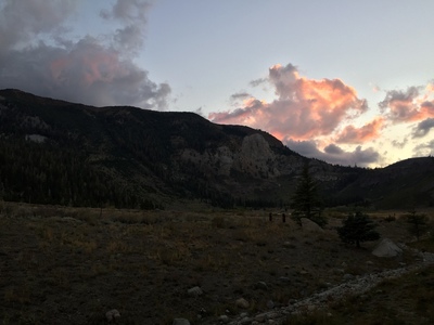 Sunset from the rental house