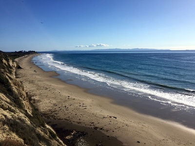 The beach in Santa Barbara