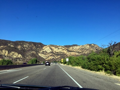 Driving north